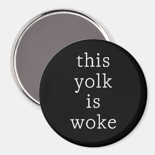 Egg Trending Funny Spaß Dieser Jolk ist Geweckt Magnet