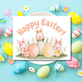 Egg-zellent Ostergrüße Feiertagspostkarte