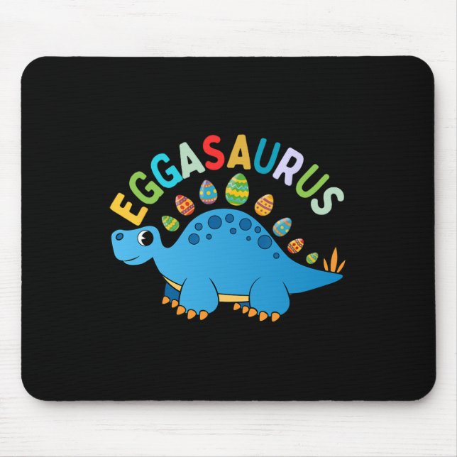 Eggasaurus Ostereier Jagd Dinosaurier Stegosaurus  Mousepad (Vorne)