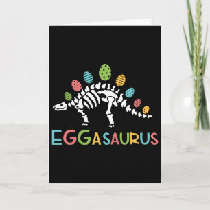 Eggasaurus Ostern Stegosaurus Dinosaur Jungen Kind Karte