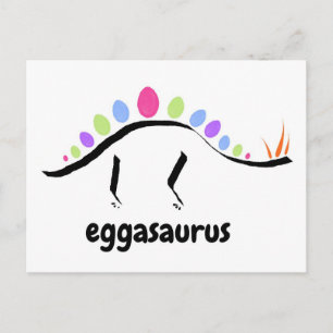 Eggasaurus Postcard Postkarte