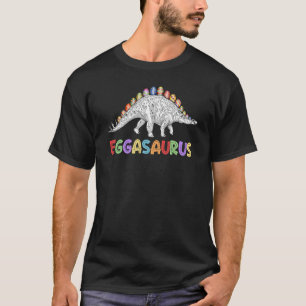 Eggasaurus Stegosaurus Egg Dinosaur Happy Oaster D T-Shirt