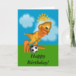 Eggbert The Duck Happy Birthday Card Karte