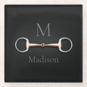 Eggbutt Snaffle Bit Mit Monogramm Reittier Glasuntersetzer