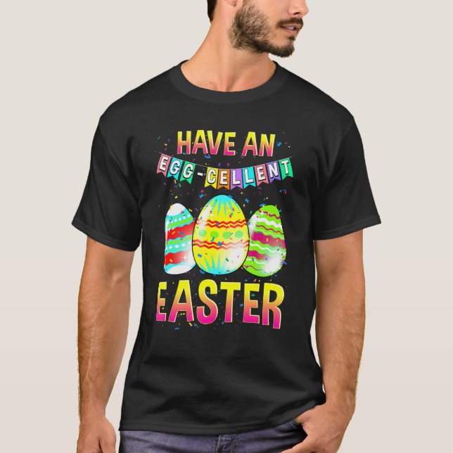 Eggcelent Osterpuppe Parody Niedlich T-Shirt (Vorderseite)