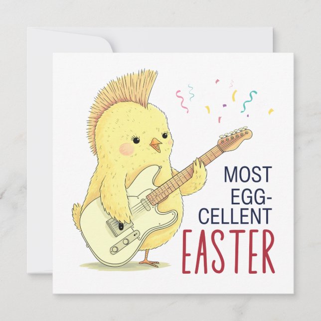 Eggcellent Oaster Feiertagskarte (Vorderseite)