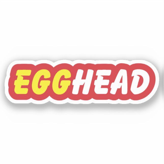 EGGHEAD AUFKLEBER (Vorderseite)