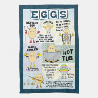 Egghead Eggs Küchenwäsche Handtücher