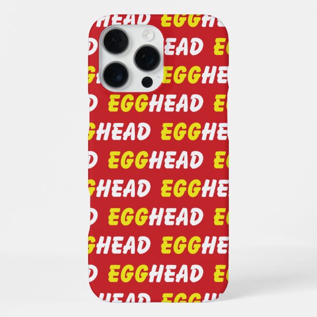 EGGHEAD iPhone HÜLLE (Rückseite)