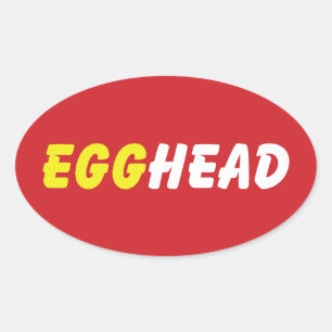 EGGHEAD OVALER AUFKLEBER
