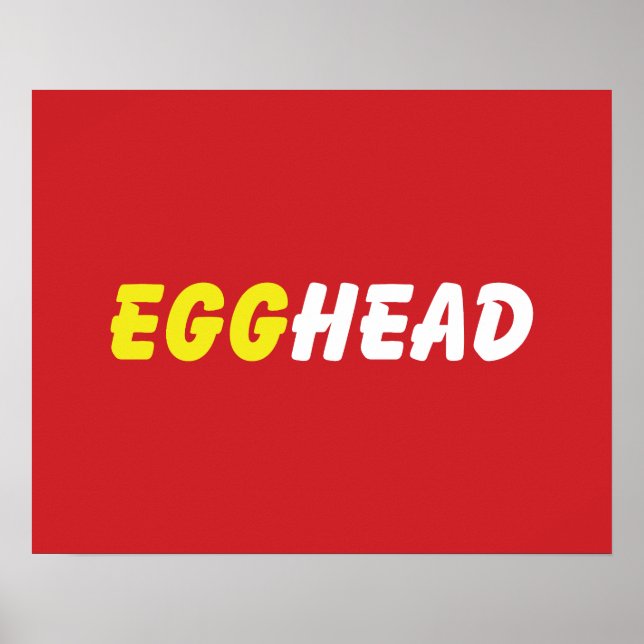 EGGHEAD POSTER (Vorne)