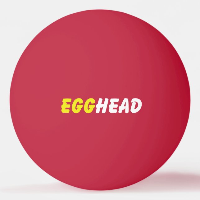 EGGHEAD TISCHTENNISBALL (Vorderseite)