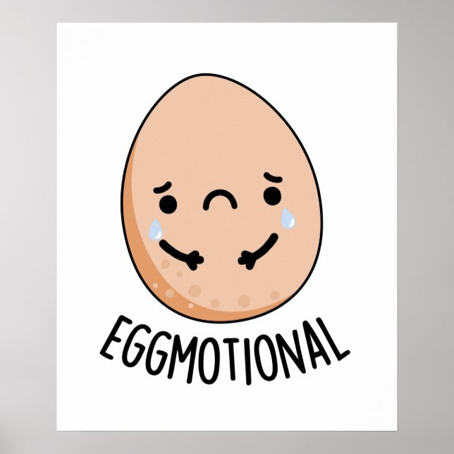 Eggmotional Funny Emotional Ei Pub Poster (Vorne)