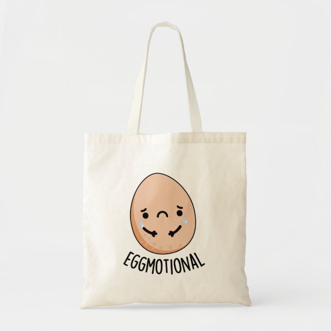 Eggmotional Funny Emotional Ei Pub Tragetasche (Vorne)