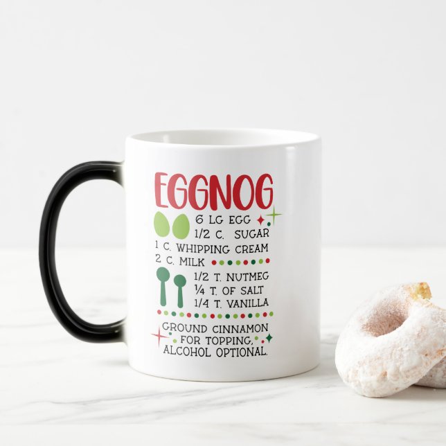 Eggnog Recipe Tasse (Mit Donut)