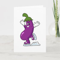 Eggplant bei Ice Skaten mit Ice-Skaten