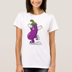 Eggplant bei Ice Skaten mit Ice-Skaten T-Shirt