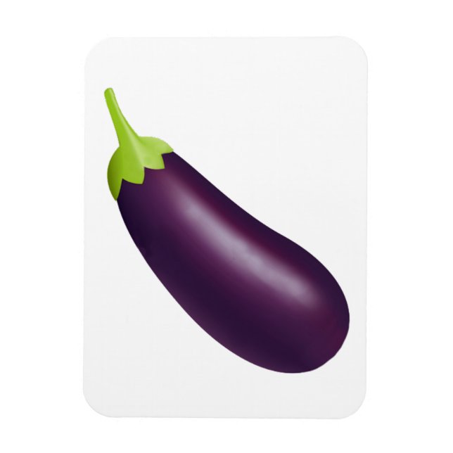 Eggplant Emoji Magnet (Vertikal)