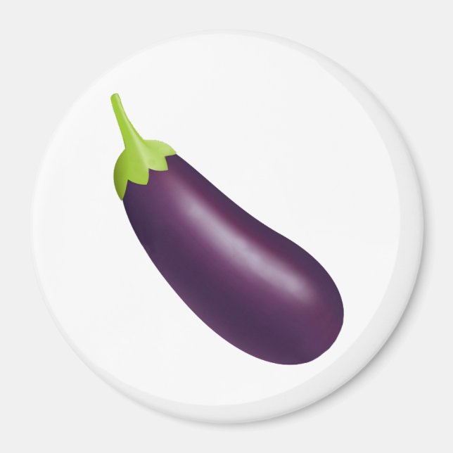 Eggplant Emoji Magnet (Vorne)