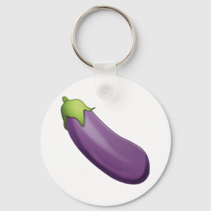 Eggplant - Emoji Schlüsselanhänger
