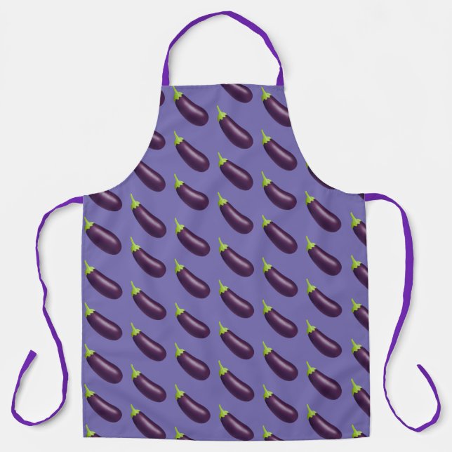 Eggplant Emoji Schürze (Vorderseite)
