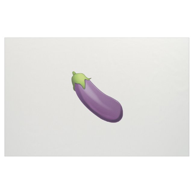 Eggplant - Emoji Stoff (Yard (91,4 cm))