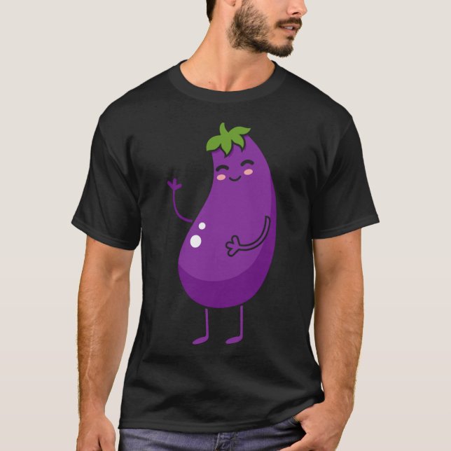 Eggplant - Fruchtgeschenk Frucht Gewitter Brotpfla T-Shirt (Vorderseite)