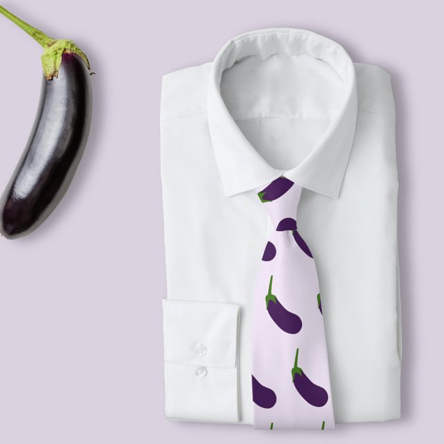 Eggplant Krawatte (Eggplant Neck Tie)