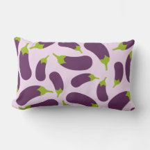 Eggplant Lila Pflanzenmuster