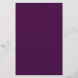 Eggplant Lila Solid Color Briefpapier
