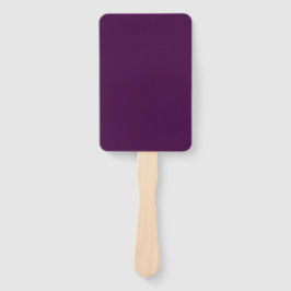 Eggplant Lila Solid Color Fächer