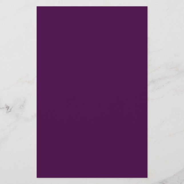 Eggplant Lila Solid Color Flyer (Vorne)