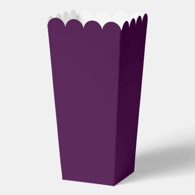 Eggplant Lila Solid Color Geschenkschachtel (Vorderseite)