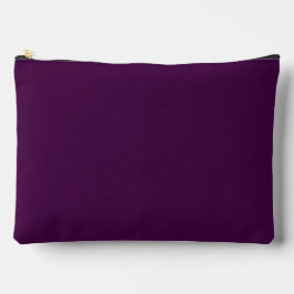 Eggplant Lila Solid Color Zubehörtasche