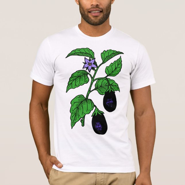 Eggplant Mens T - Shirt (Vorderseite)
