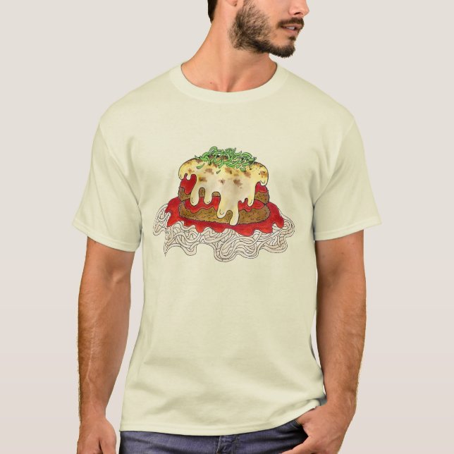 Eggplant Parm Parmesan Italienisches Restaurant Kü T-Shirt (Vorderseite)
