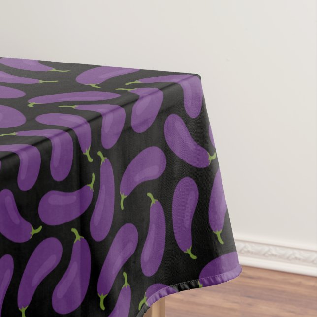 Eggplant Pattern Tablecloth Tischdecke (Beispiel)