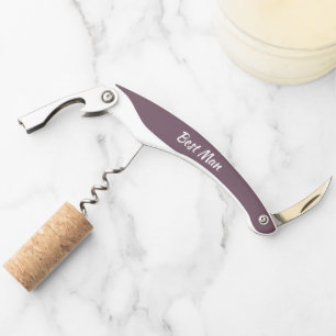 Eggplant Personalisiert Wedding Trauzeuge Kellnermesser