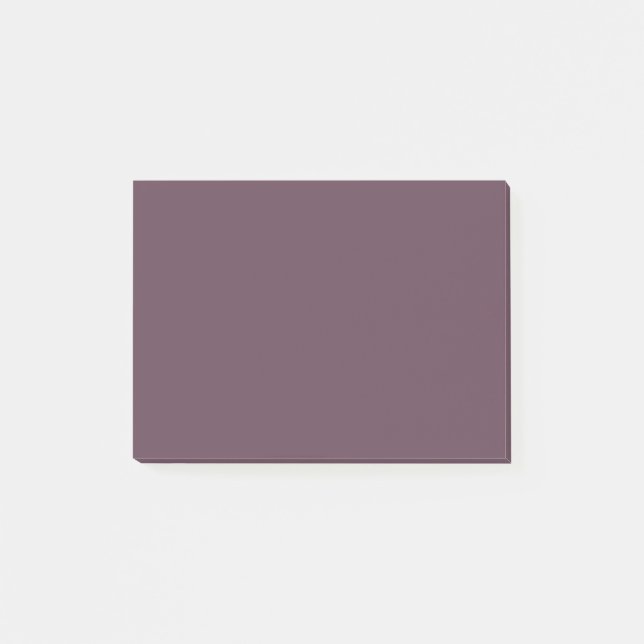 Eggplant Solid Color Post-it Klebezettel (Vorderseite)