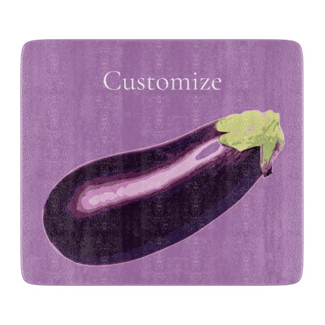 Eggplant Thunder_Cove Schneidebrett (Vorderseite)