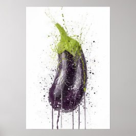 Eggplant Vegetable Poster