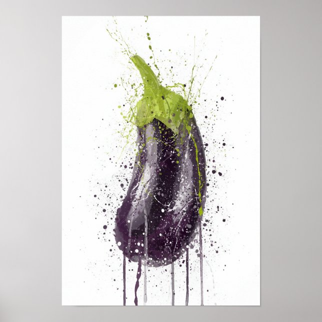 Eggplant Vegetable Poster (Vorne)
