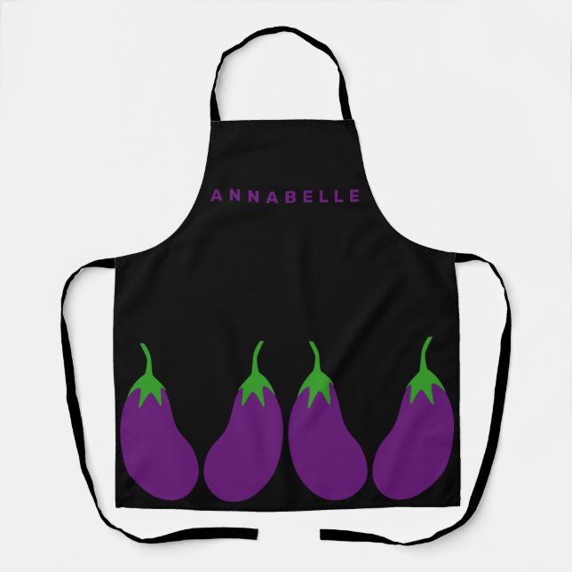 Eggplants personalisieren schürze (Vorderseite)