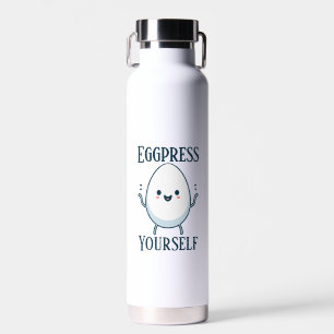 Eggpress Yourself" Funny Puff Trinkflasche