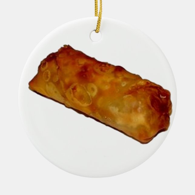Eggroll Keramik Ornament (Vorne)