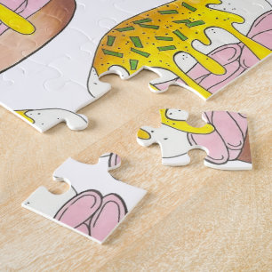 Eggs Benedict Frühstück Küche Feinschmecker Ham Puzzle