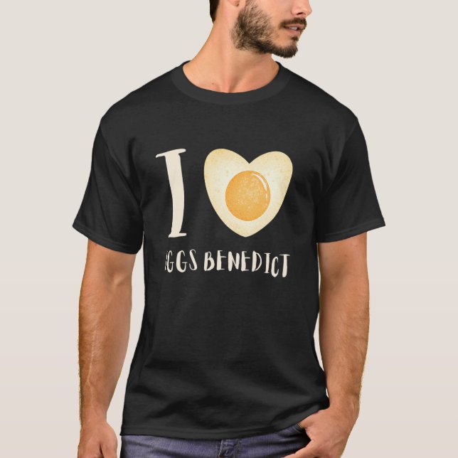Eggs Benedicts Omelete Breakfast Brunch T-Shirt (Vorderseite)