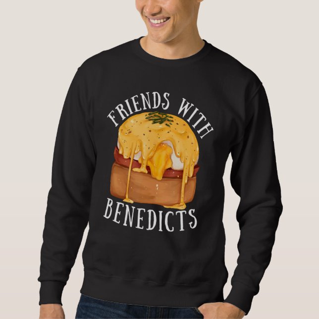 Eggs Benedicts Omelete Frühstück Brunch Sweatshirt (Vorderseite)