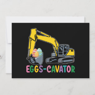 Eggs Cavator Ostereier Ausgrabungsgraben Einladung