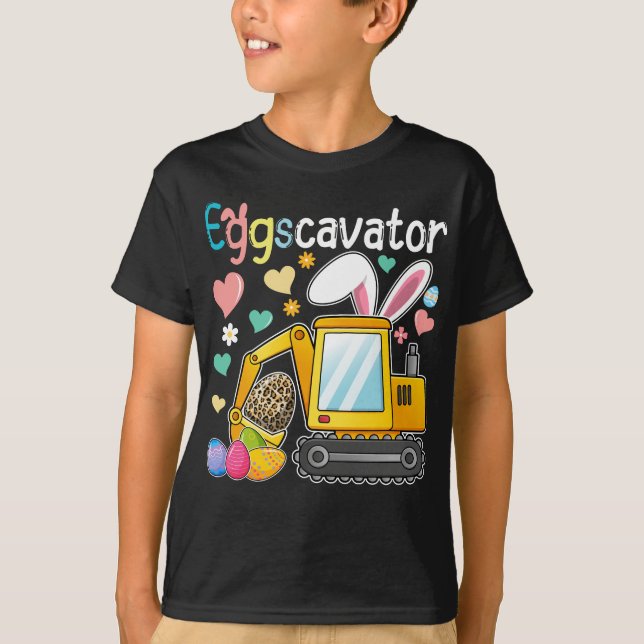 Eggscavator Ausgrabungsgrabungsjagd zu Ostern T-Shirt (Vorderseite)